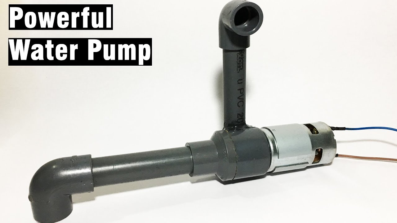 How to make powerful water pump at home using 775 motor