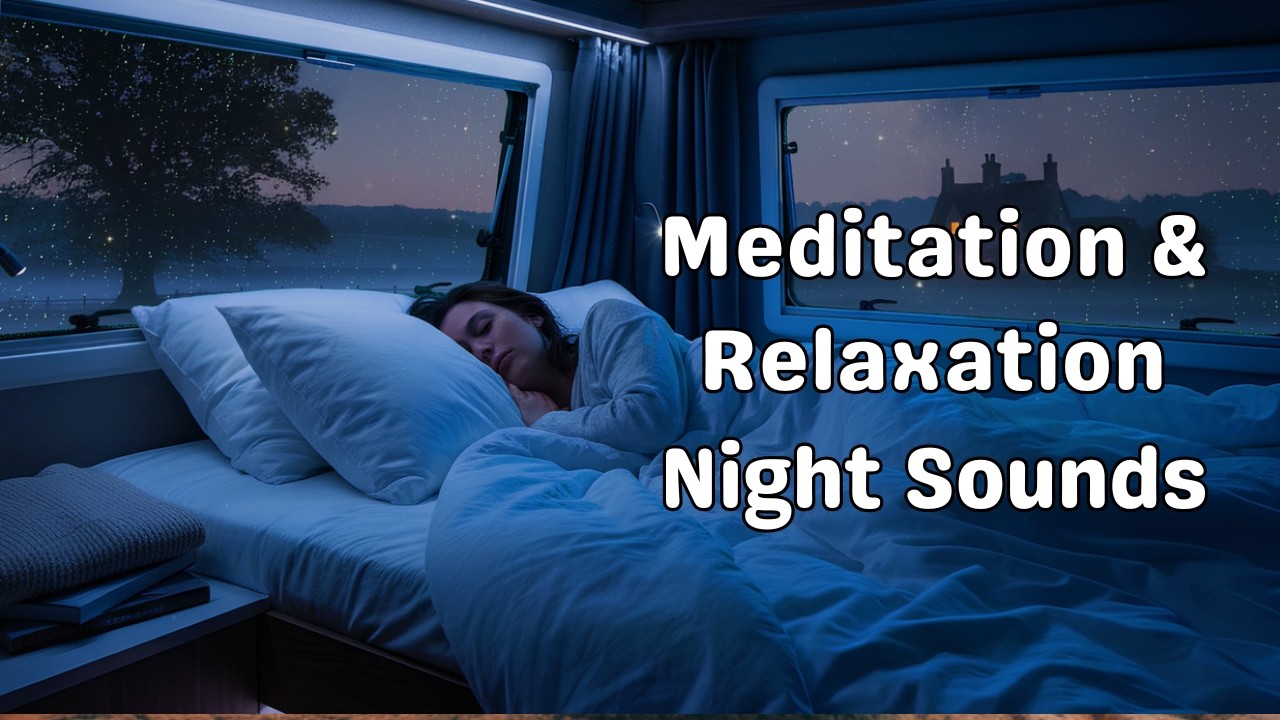 Night Insect Sounds for Sleep 🌙 | Relaxing Nature White Noise | Deep Night Ambience