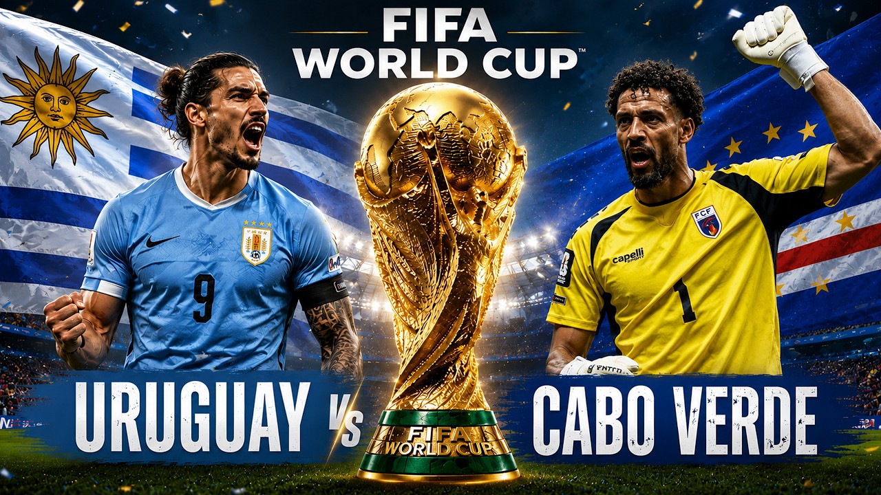 FIFA World Cup 2026 LIVE | Uruguay Vs Cabo Verde LIVE | LIVESCORE | FIFA World Cup 2026