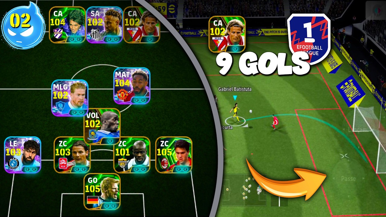 Diego Forlán é meu novo Artilheiro no eFootball 26 Mobile