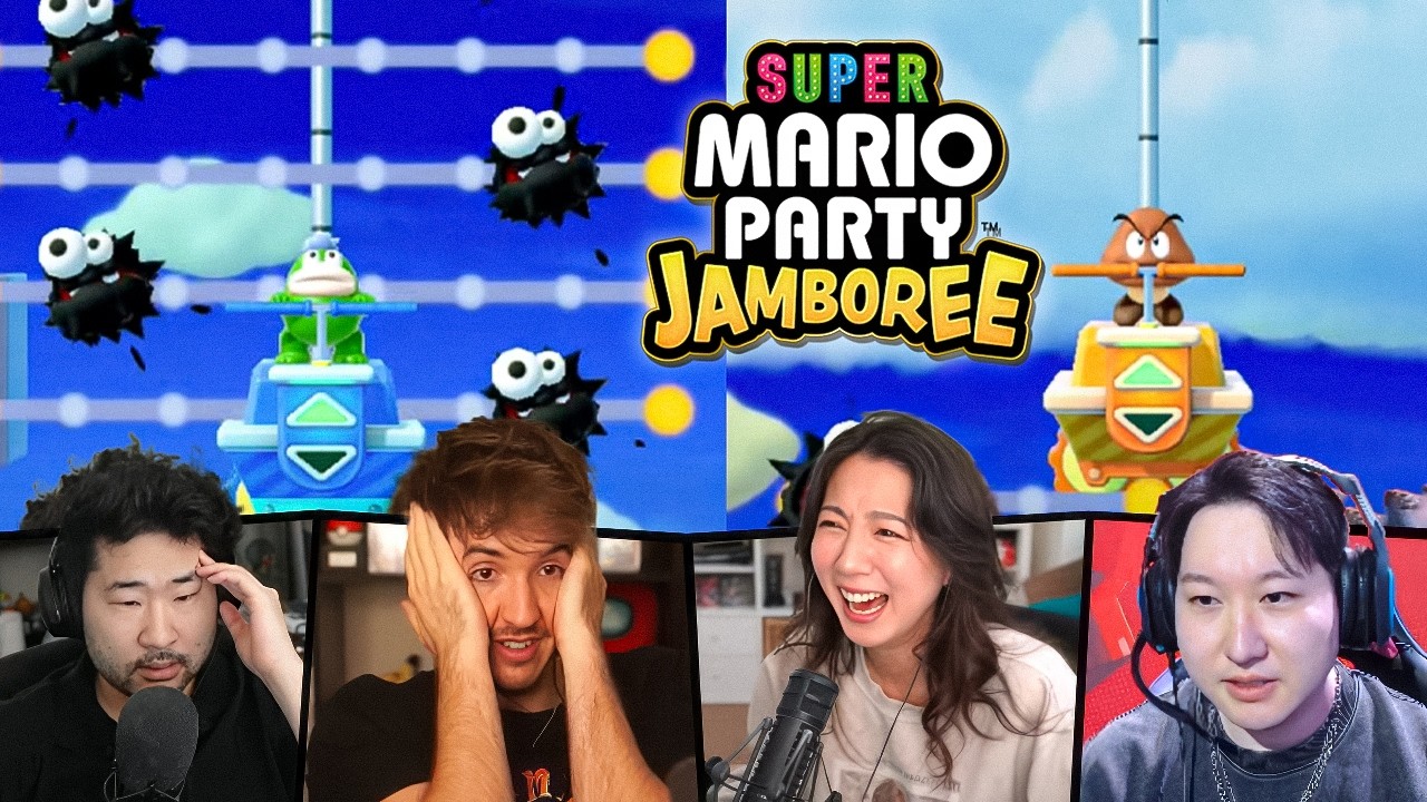 INAPPROPRIATE Mario Party Jamboree Moments (Multi POV ft. Fuslie, PeterPark & Abe)