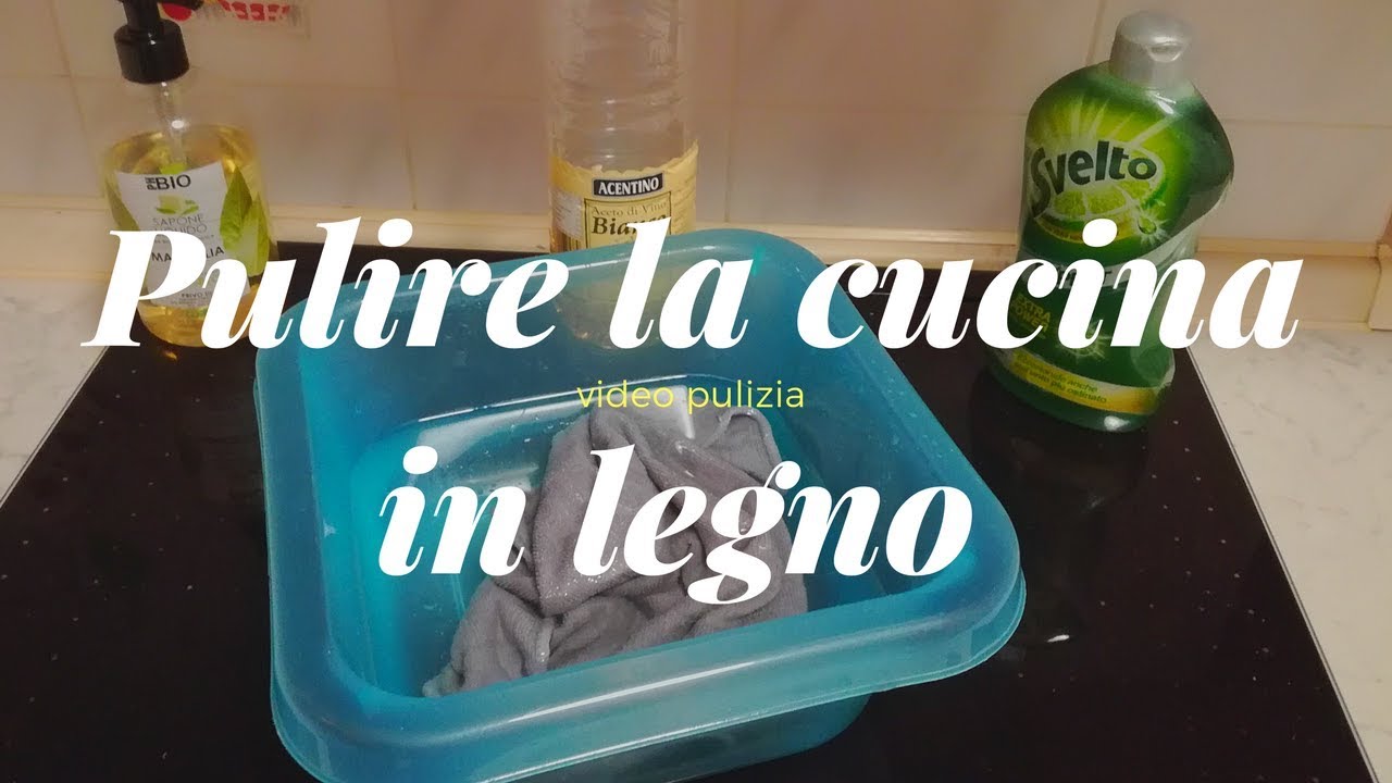 PULIZIA CASA: come pulire la cucina in legno  -tiziana lovelive-