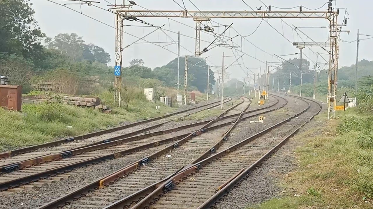 Skipping Washermanpet railway station | Antyodaya Express | Indian Railways 