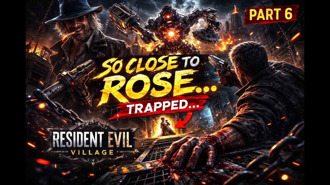 Resident Evil Village Gameplay LIVE 🔴 | Part 6 – So Close to Rose… Now We’re TRAPPED