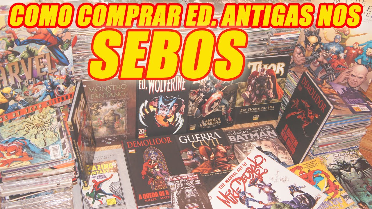 Dica [quadrinhos]: Como comprar edições antigas nos sebos - comics hqs panini abril salvat