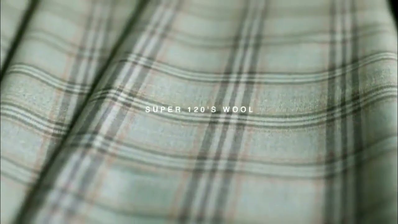 Raymond Men's Poly viscose unstitched checks suiting fabric