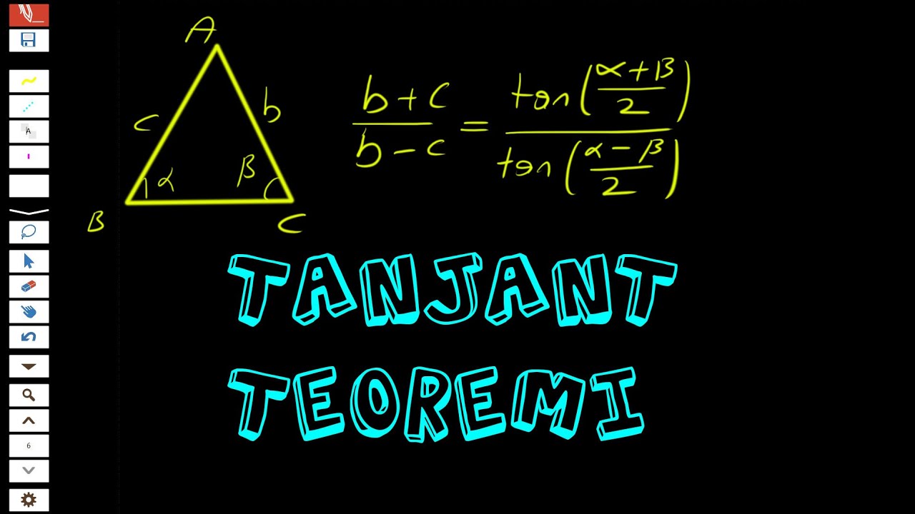 İSPAT: TANJANT TEOREMİ (AYT MATEMATİK/TRİGONOMETRİ)