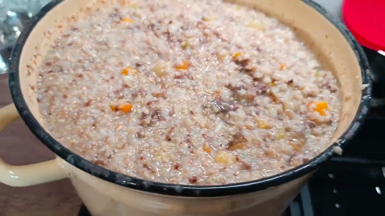 ВАРИМ КАШУ ДЛЯ СОБАКИ//КАША С МЯСОМ ДЛЯ ВЗРОСЛОЙ СОБАКИ