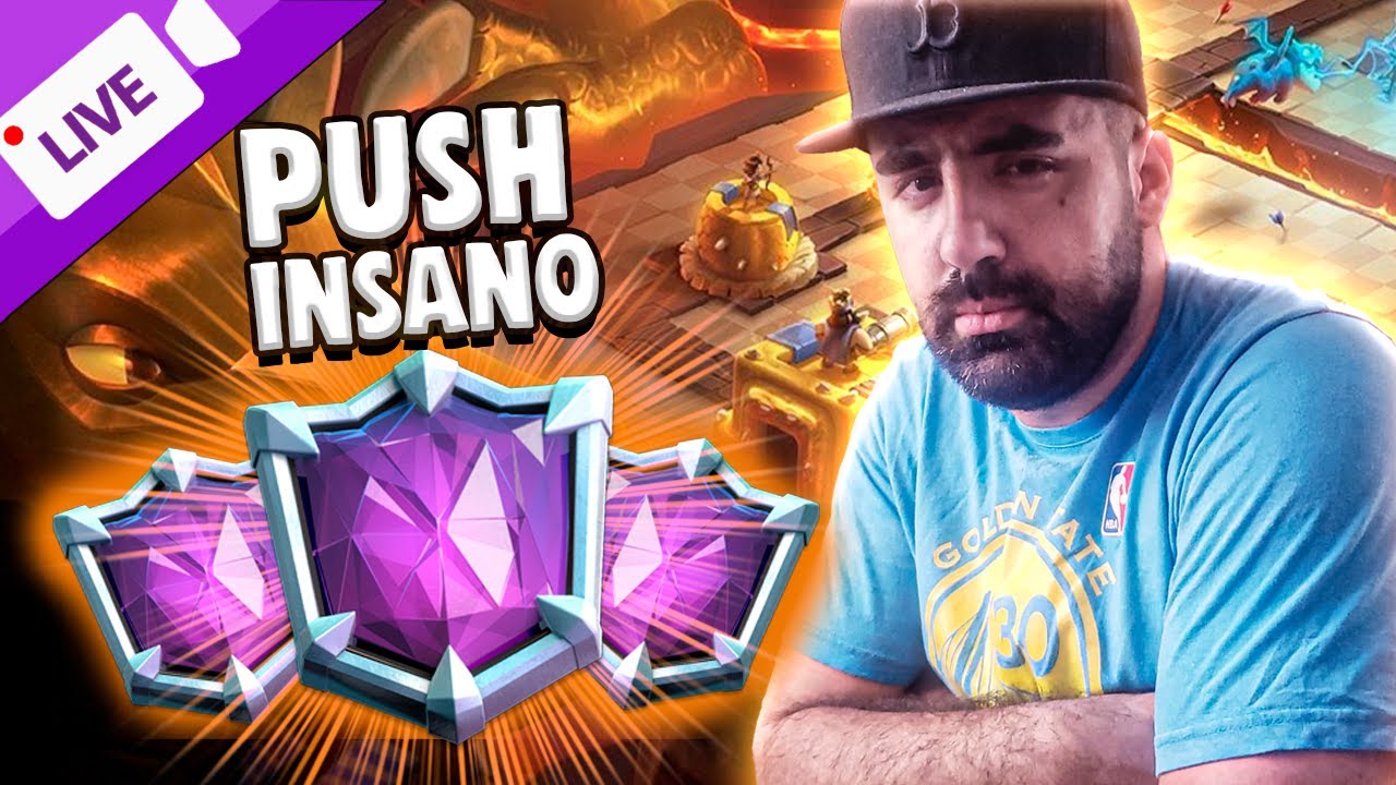 PUSH PARA 14 K DE TROFEUS E TOP BR  #clashroyale #supercell