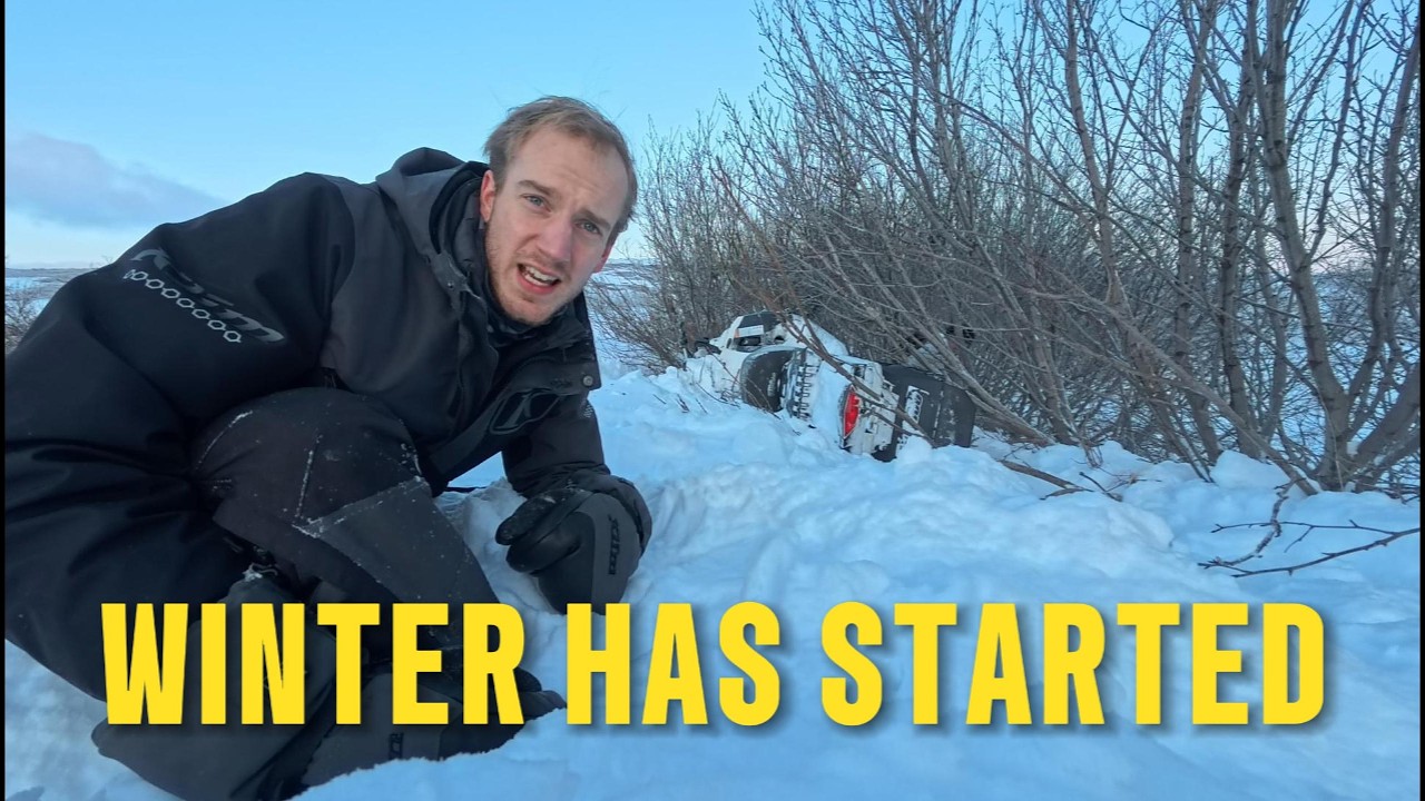 FIRST HEAVY ARCTIC SNOW | POWDER RIDING