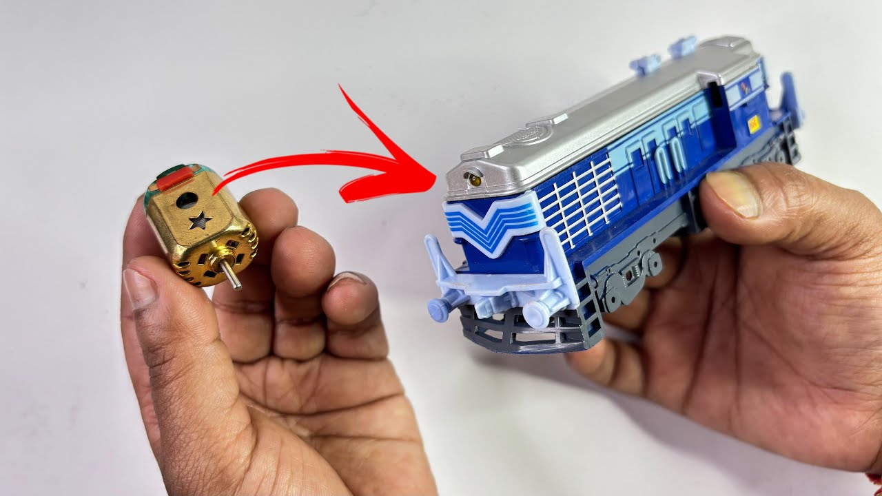 Modified & Add Super Motor on Centy Indian Passenger Train Locomotive