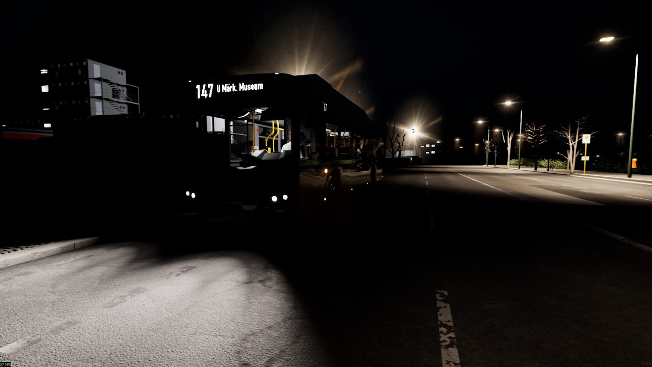 Ruta 147 de noche en Berlín | The Bus