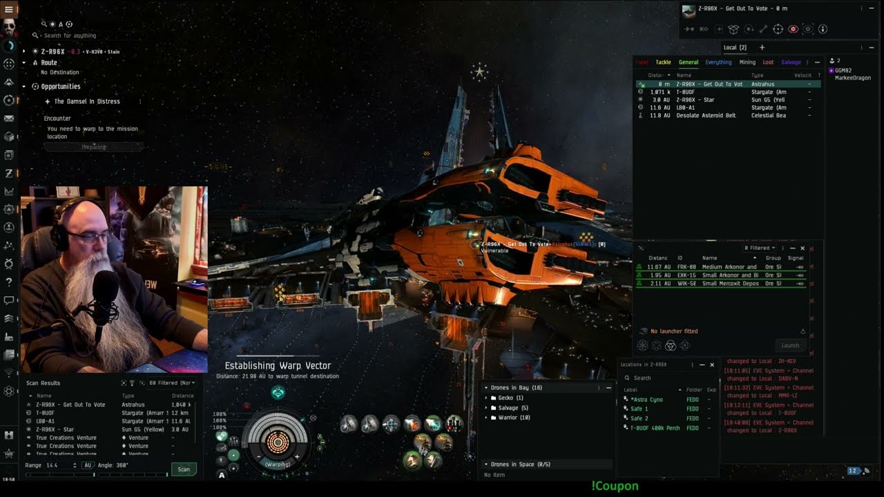 Кронос против Девы в беде - EVE Online 2809