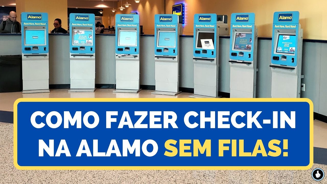 Como utilizar o quiosque de auto atendimento da Alamo e evitar filas