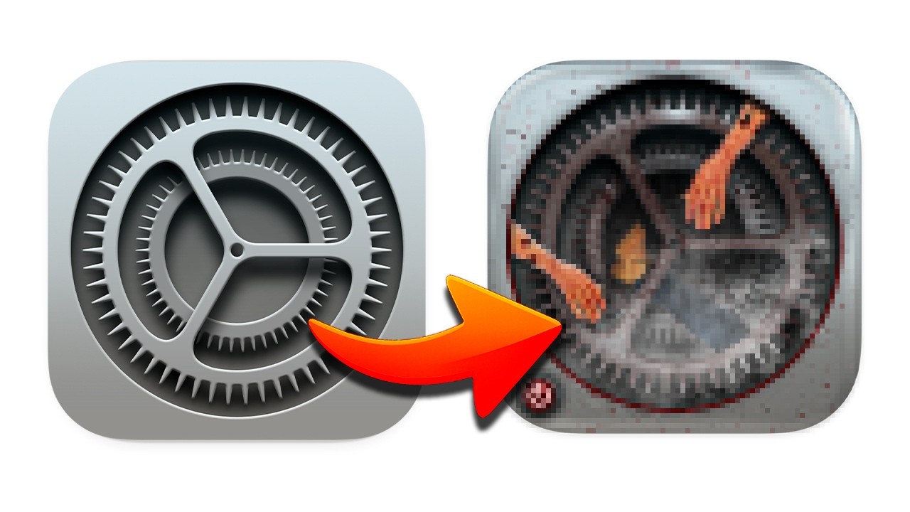 Я превратил иконки приложений в ужасы