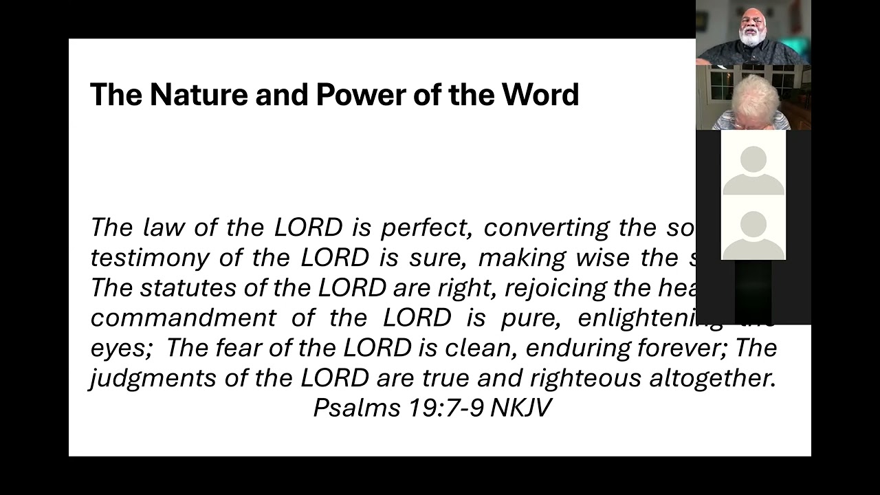 The Bible from Psalms 19:7-11