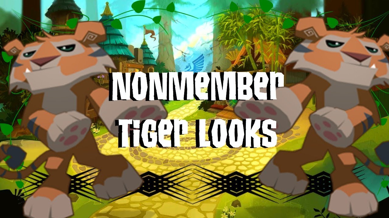 Animal Jam: Store-Bought Tiger Looks for Non Members