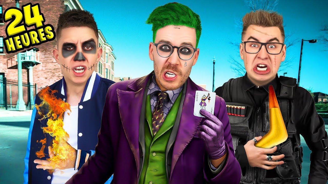 Nous sommes devenus des SUPER-VILAINS pendant 24 Heures !