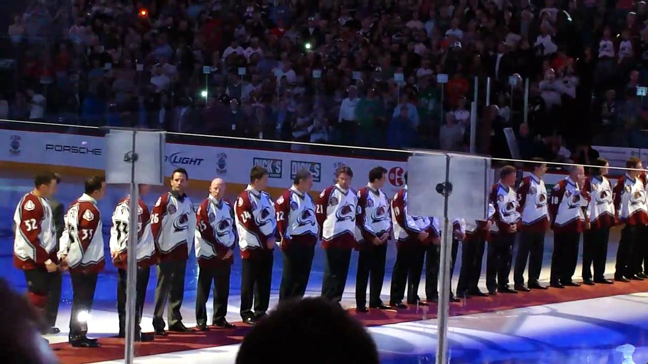 Colorado Avalanche 1995-1996 Stanley Cup Winners' 15 years Reunion at Denver Pepsi Center, 2010