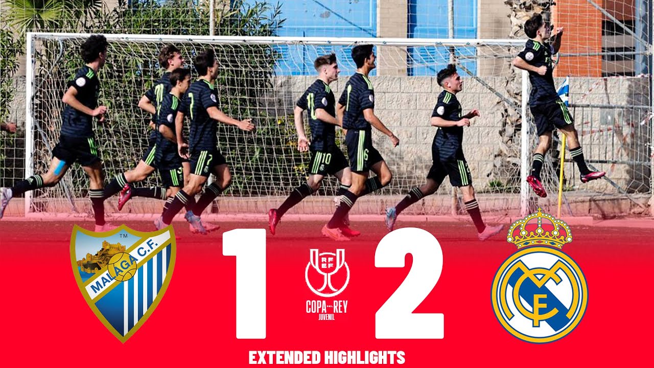 Real Madrid vs Malaga | Copa Del Rey Juvenil Sub-19 | Highlights 15-02-2023
