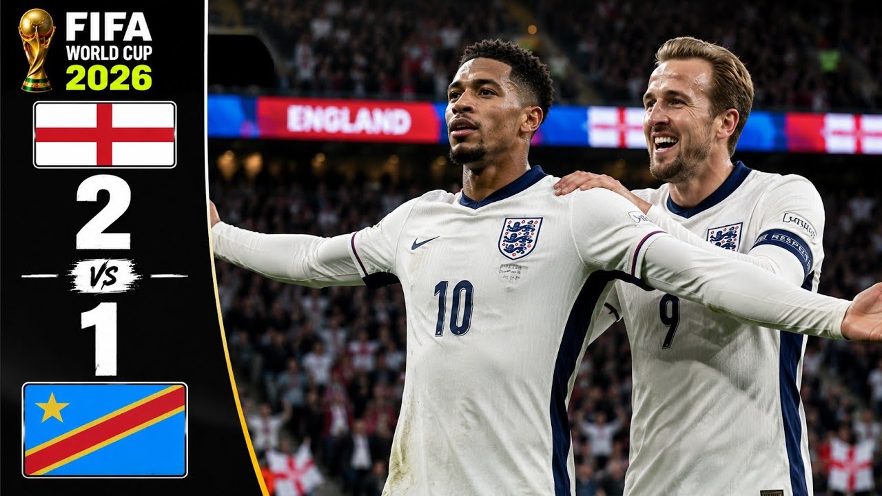 DR Congo vs England 1-2 Highlights | DR Congo Shock England! | FIFA World Cup 2026