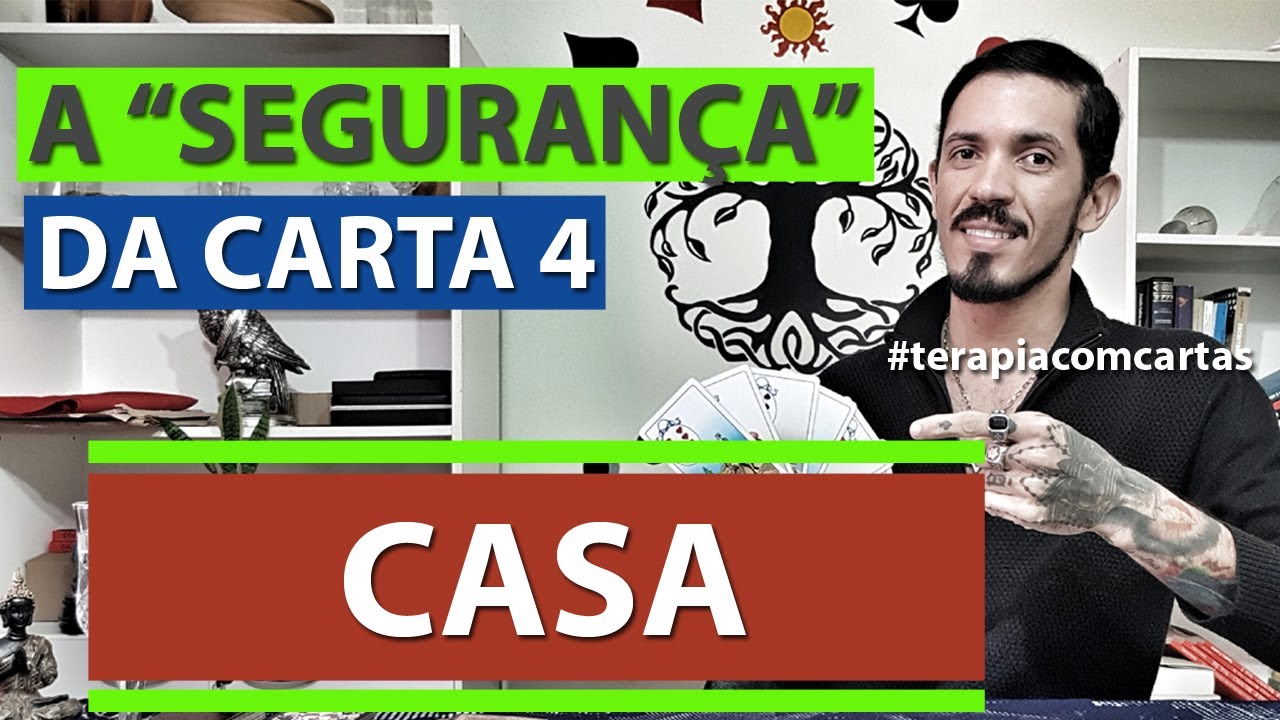 Carta 4: Como ler a carta da CASA do Baralho Cigano? | TERAPIA COM CARTAS
