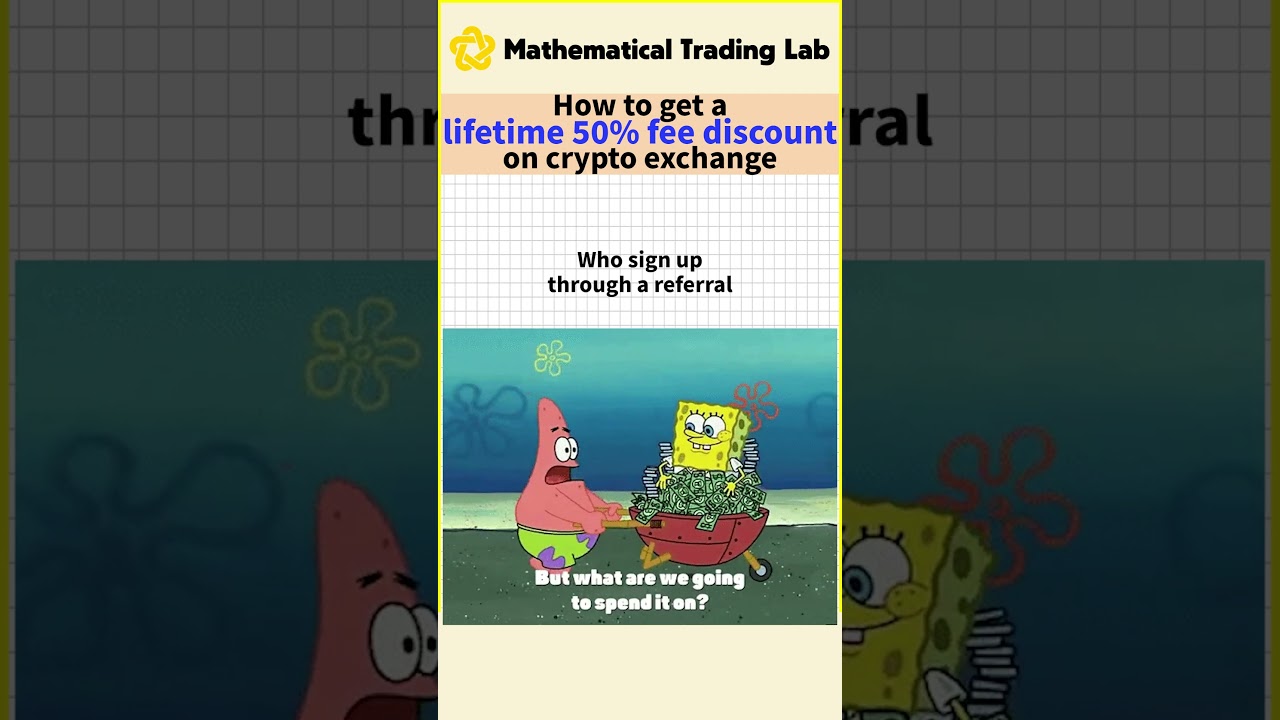How to get a lifetime 50% fee discount on Crypto Exchange? #money #cryptodaytrading #trading