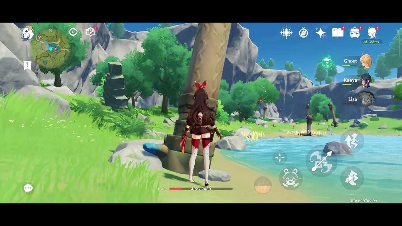 Destruindo 1 de 3 barreiras e explorando o mapa! #genshinshorts #genshinimpact #genshinimpactedit 