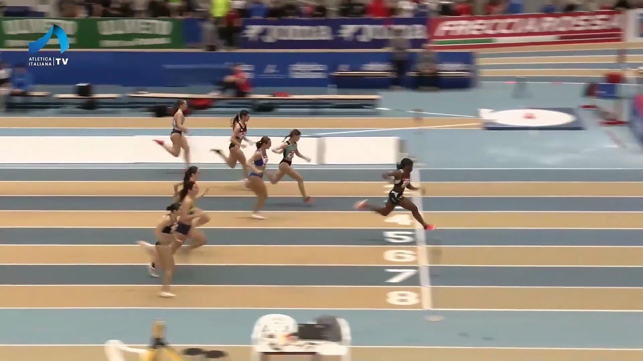 FINALE 60m ALLIEVE 2025 - Kelly Ann Maevane Doualla Edimo - Margherita Castellani e Alessia Succo