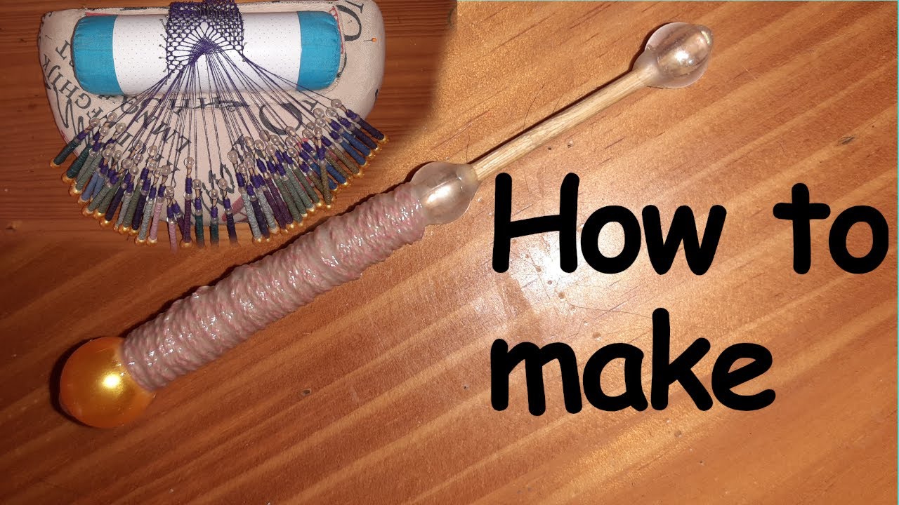 How to make some bobbins for bobbin lace