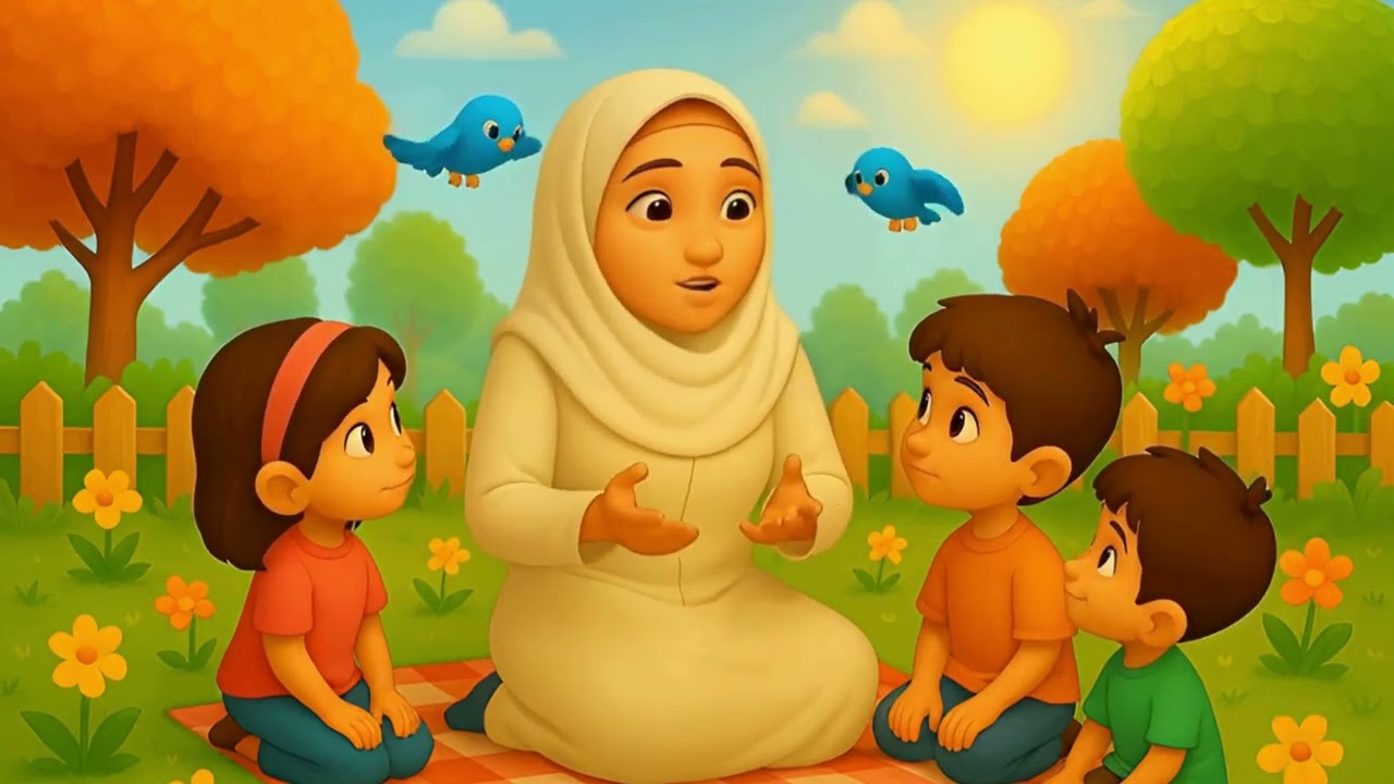 سورة الفلق | تلاوة وتفسير مبسط للأطفال | Surah Al-Falaq for Kids – Bright Hearts