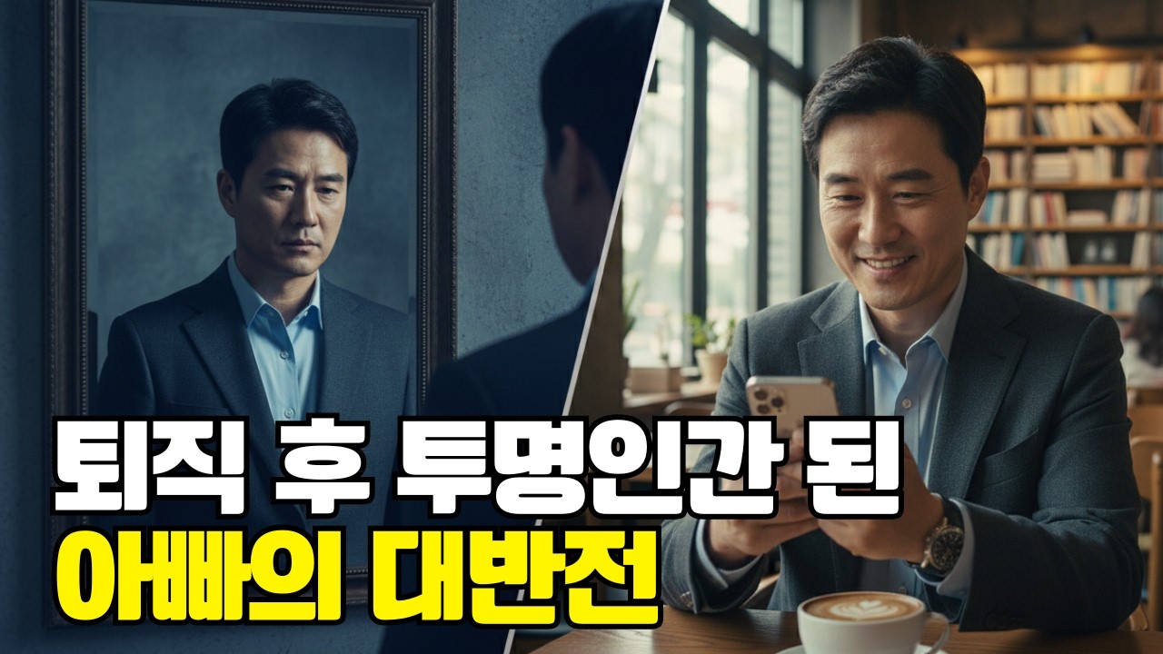 평생 바친 직장에서 쫓겨나 거울 속 노인이 낯설어 울던 남자, 낡은 구두를 버리고 스마트폰을 잡자마자 벌어진 기적 같은 제2의 인생 가이드 #시니어가족드라마 #은퇴