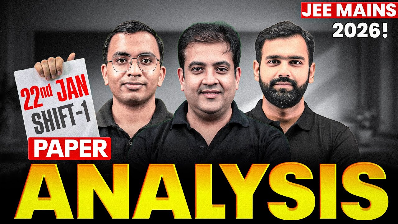 JEE Main 2026 LIVE Paper Discussion | Shift- 1 Analysis | Rank Booster