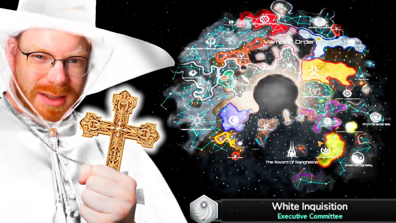 I Played White Inquisition with 20+ Players in Stellaris MP (VOD)