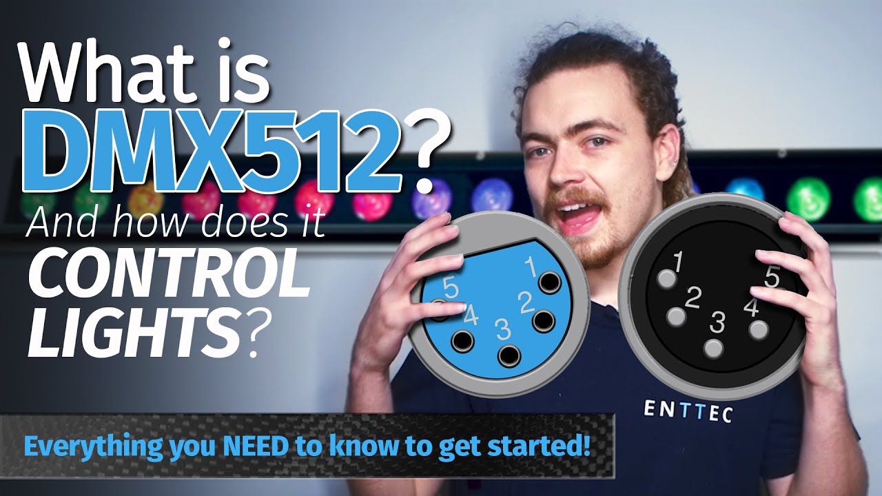 Что такое DMX512 и как он управляет светом?