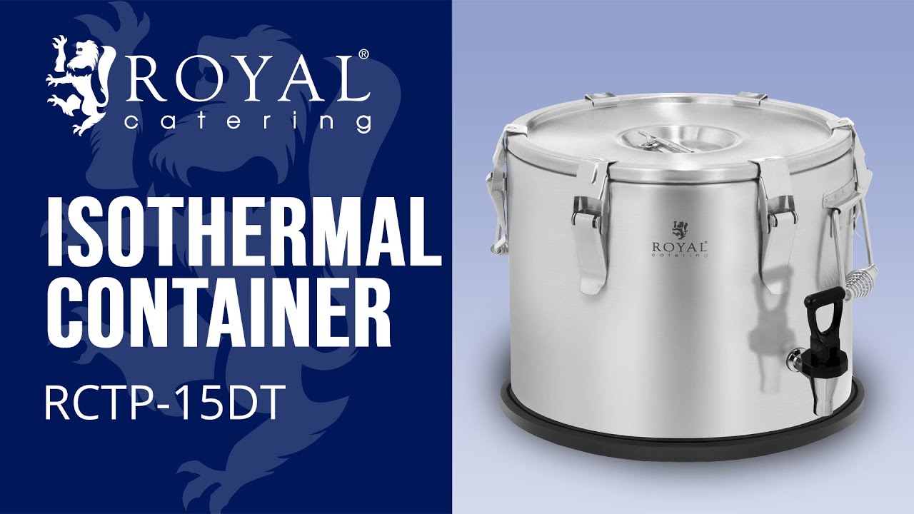 Isothermal Container Royal Catering RCTP-15DT | Product presentation