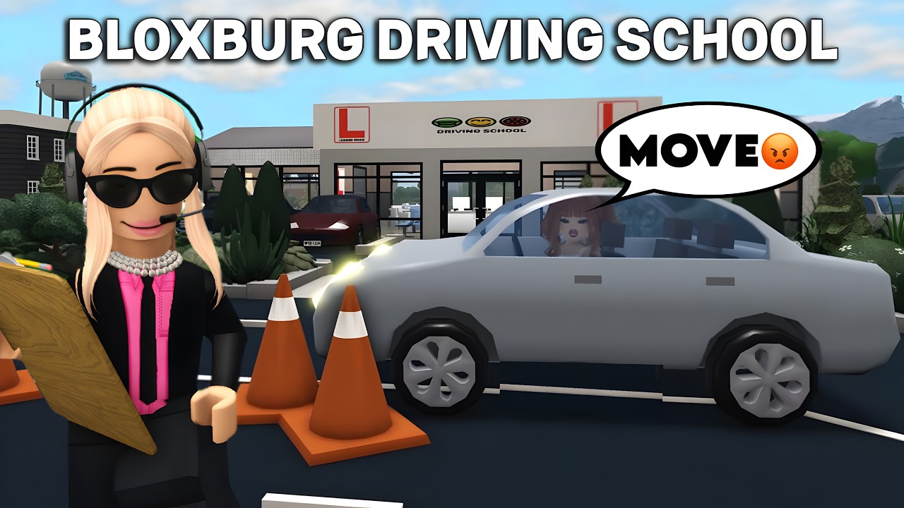 I BUILT A DRIVING SCHOOL IN BLOXBURG