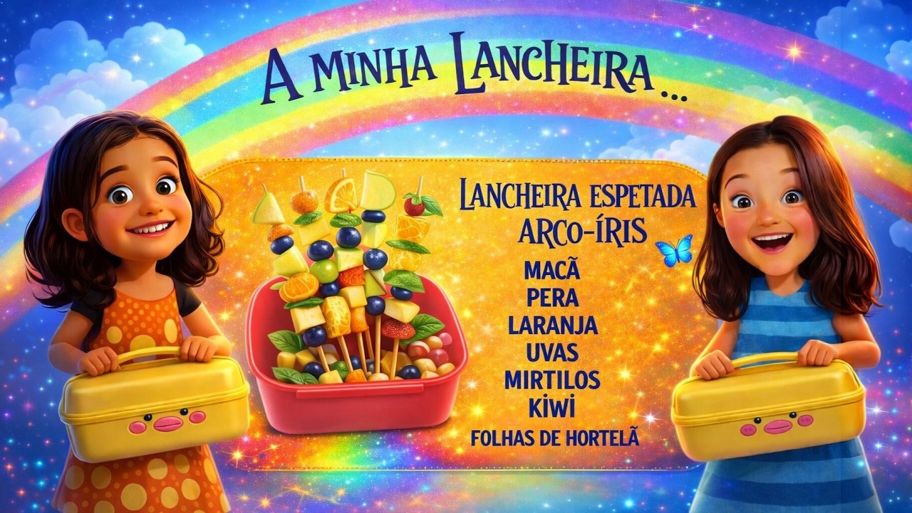 A Minha Lancheira: Ep. 11 - lancheira espetadas Arco-íris