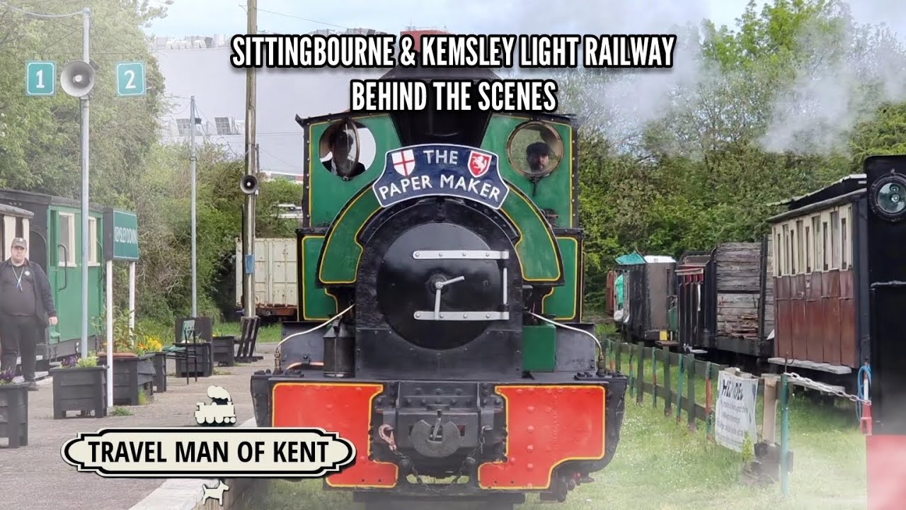 This Railway Is UNIQUE| Behind The Scene | Sittingbourne & Kemsley Light Railway