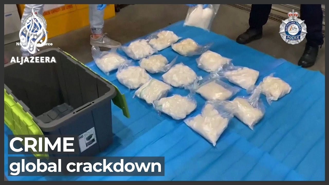 Australia nabs hundreds in global crackdown on organised crime