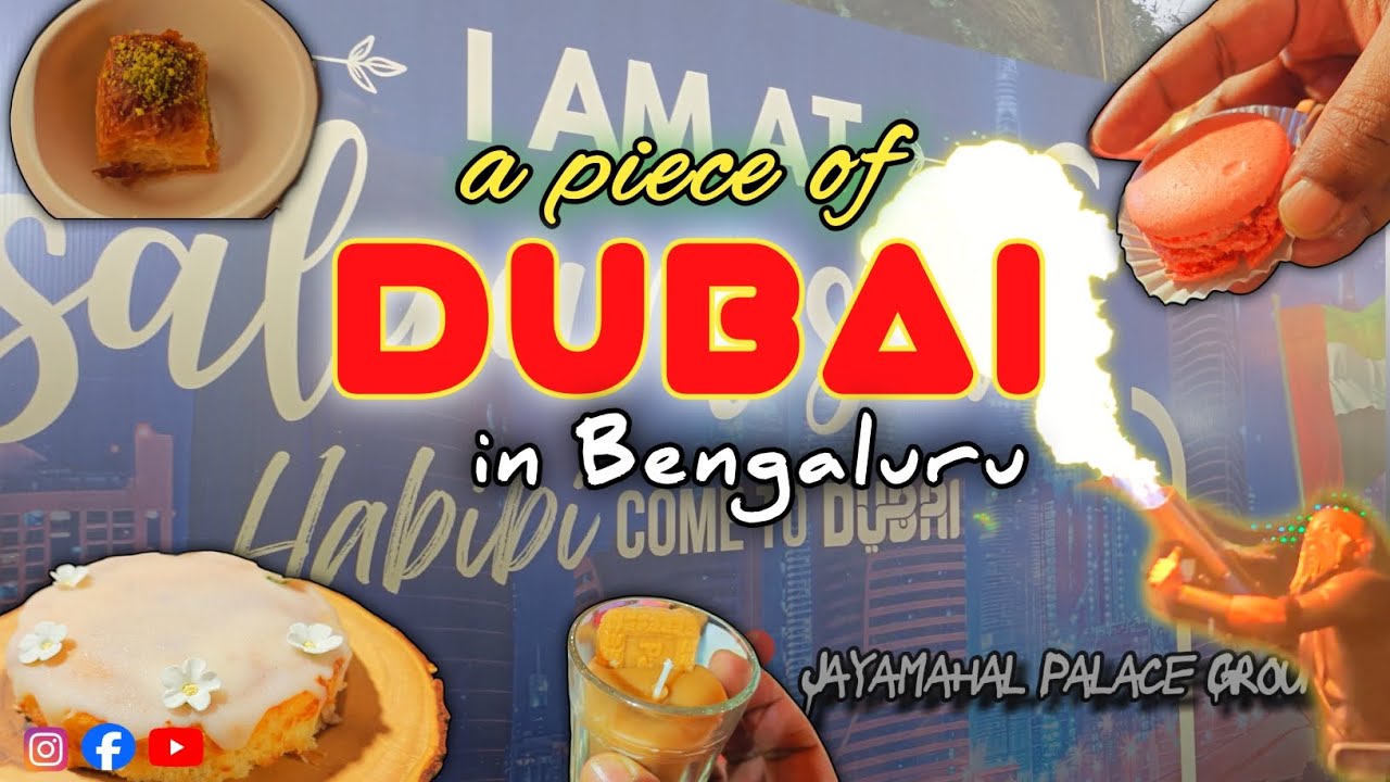 Mini Dubai in Bangalore! | Salam Souk Event at Jayamahal Palace | Arab Food, Ramp Walk & More