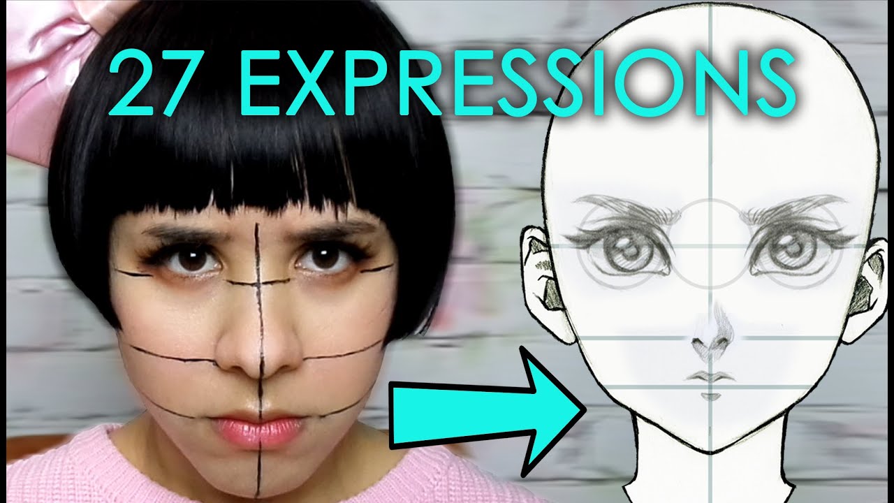 How to Draw EXPRESSIONS ❤ 27 Different Expressions ❤ Making Manga & Comics