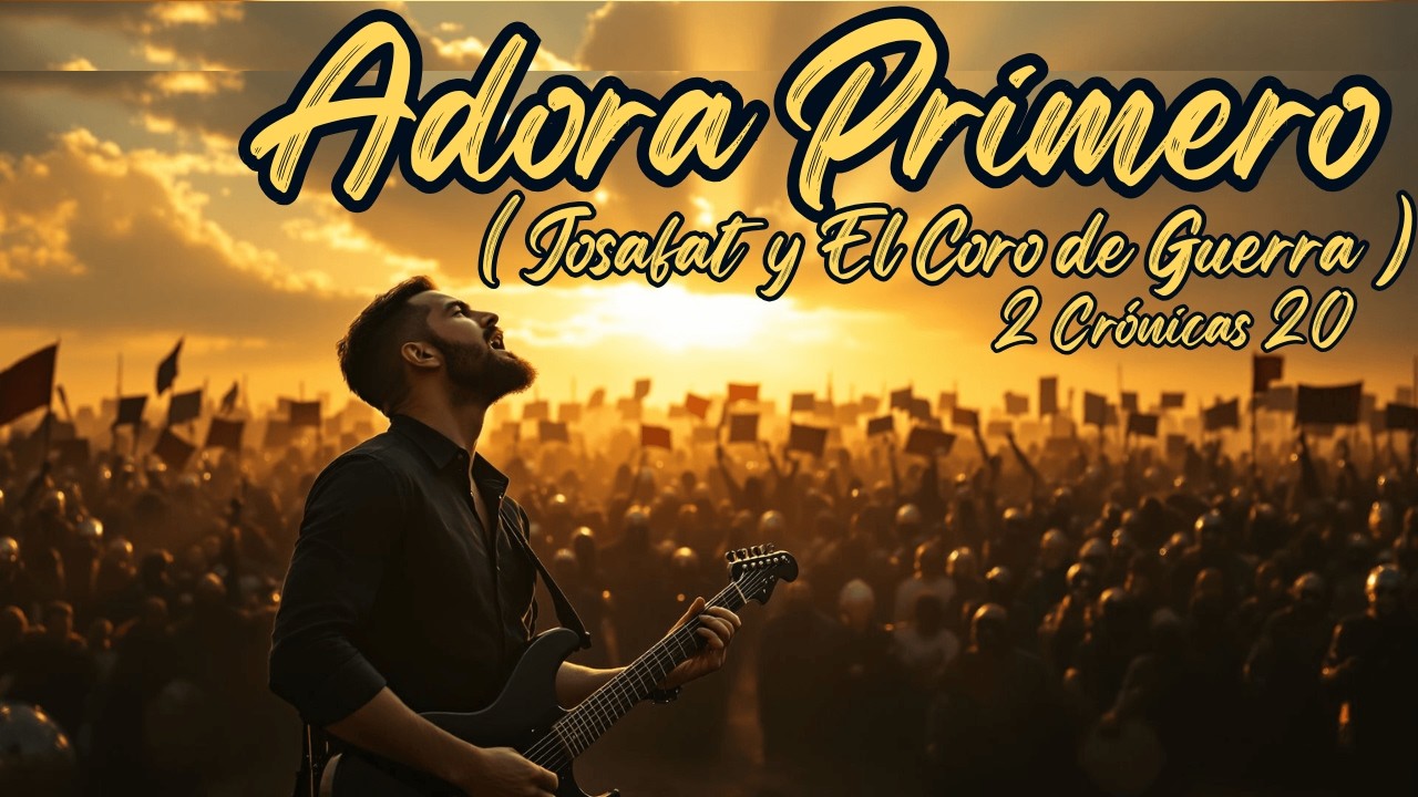 Adora Primero, Antes de Pelear 🙌🔥 | Josafat y el Coro de Guerra| Canción Cristiana de Victoria