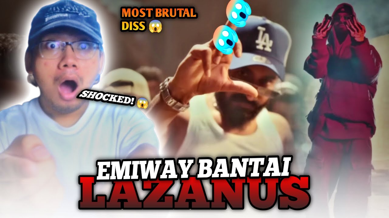 EMIWAY BANTAI - LAZANUS | OFFICIAL MUSIC VIDEO | REACTION