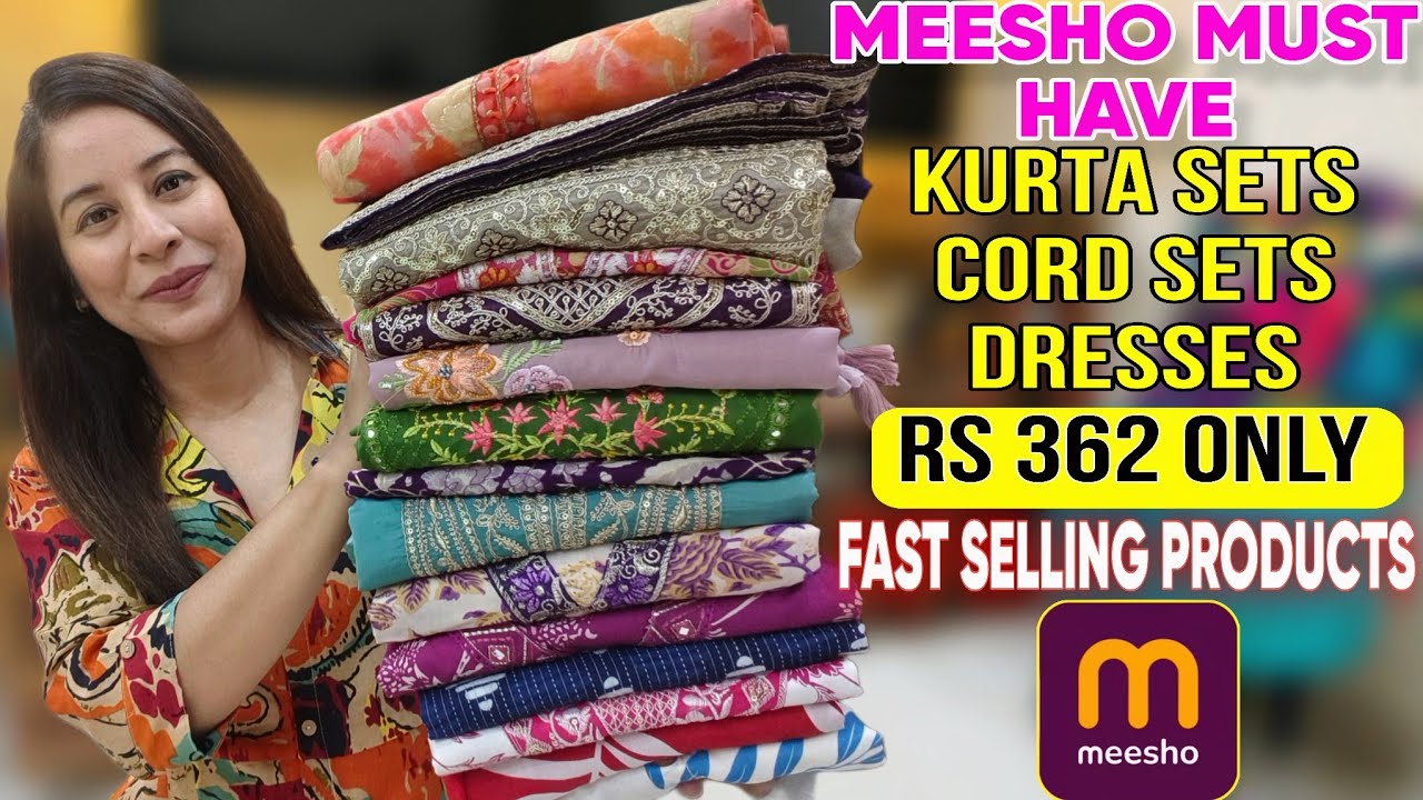 I Tried MEESHO Best Selling 20 Kurta/Kurti Set/Cord Set Haul Starting 362👗 Honest Review #meesho