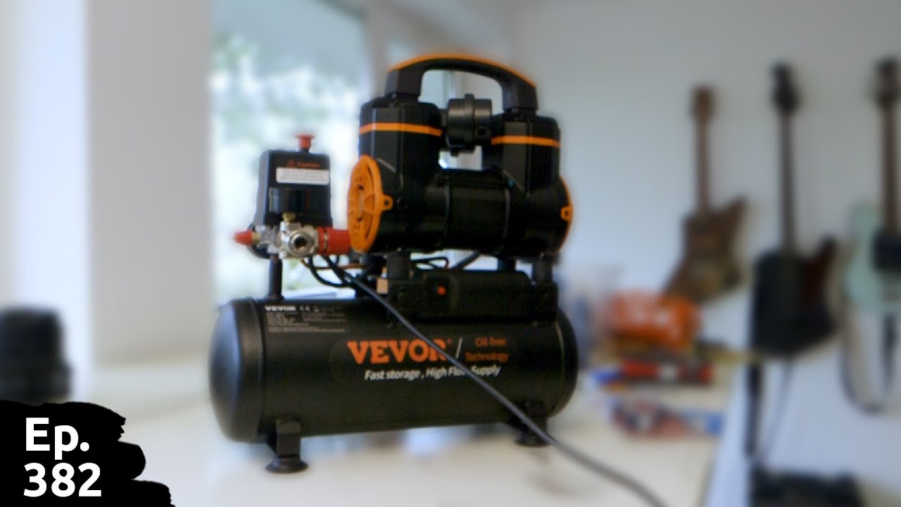 déboîtage,montage & test petit compresseur 9 litres pratique et silencieux envoyé par VEVOR - Ep382