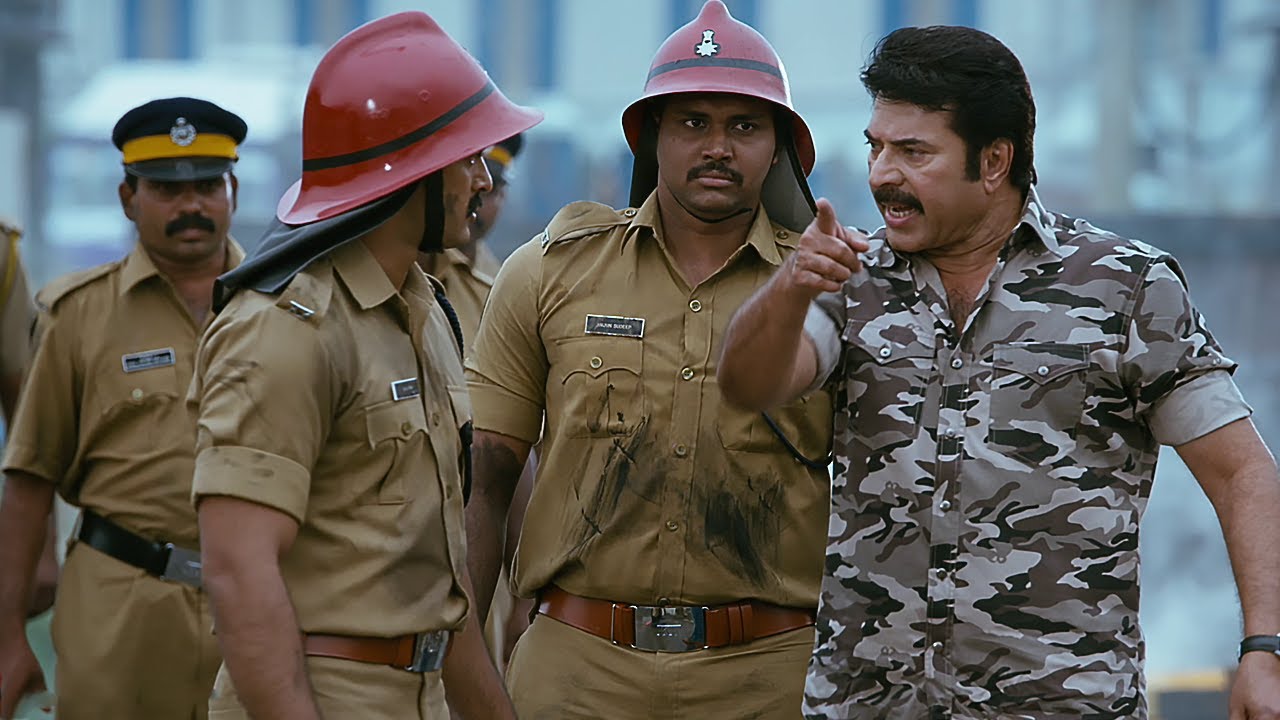 Mammootty Tamil Movie Super Scene | Fire Man Movie Scene | Tamil Movie Super Scene