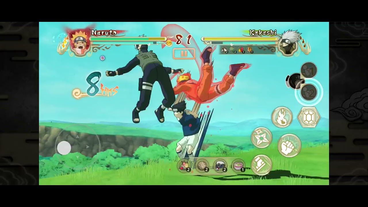 Naruto mode kurama ekor 3