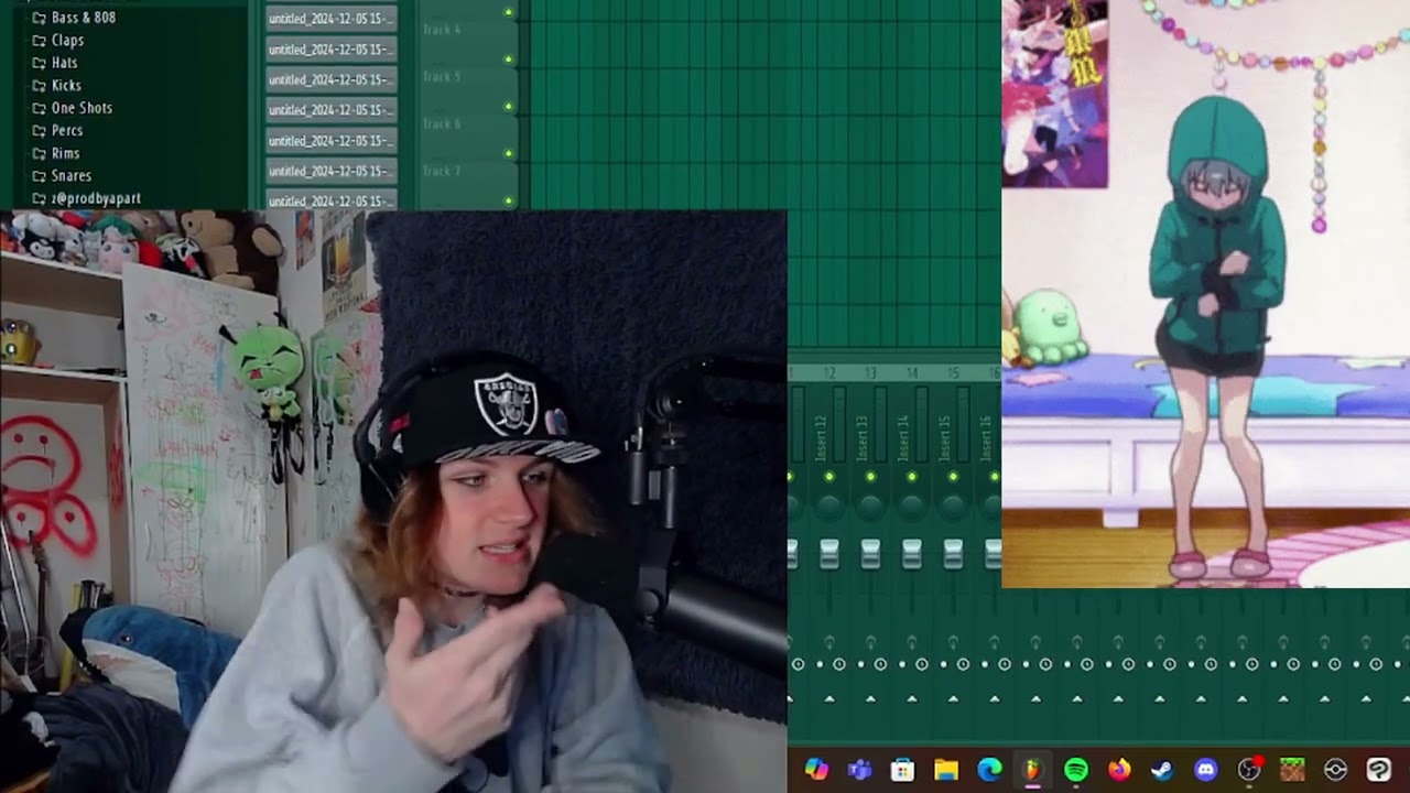 LOSER GIRL SPITS BARS TO RAMEN BEAT!