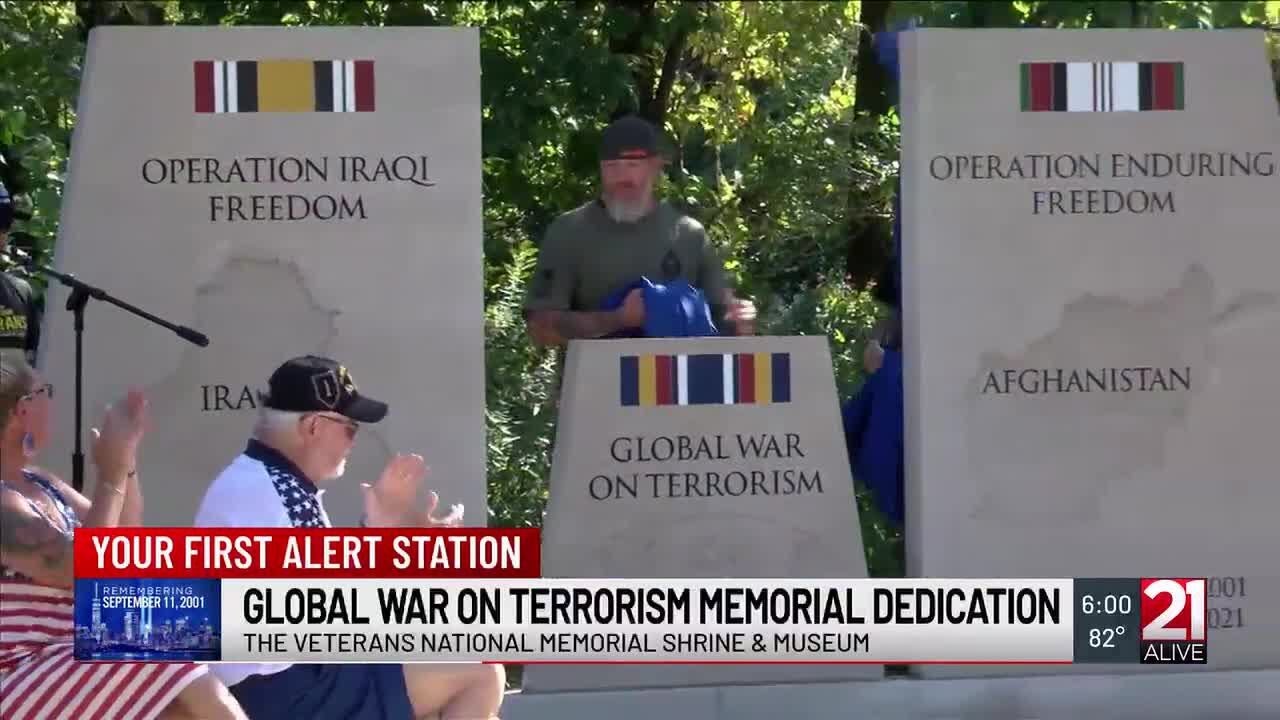 Global War on Terrorism memorial dedicated at Veterans National Memorial Shrine and Museum